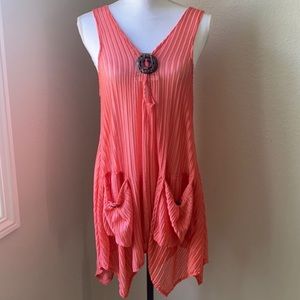 KNOT WOVEN COVER-UP - NWT